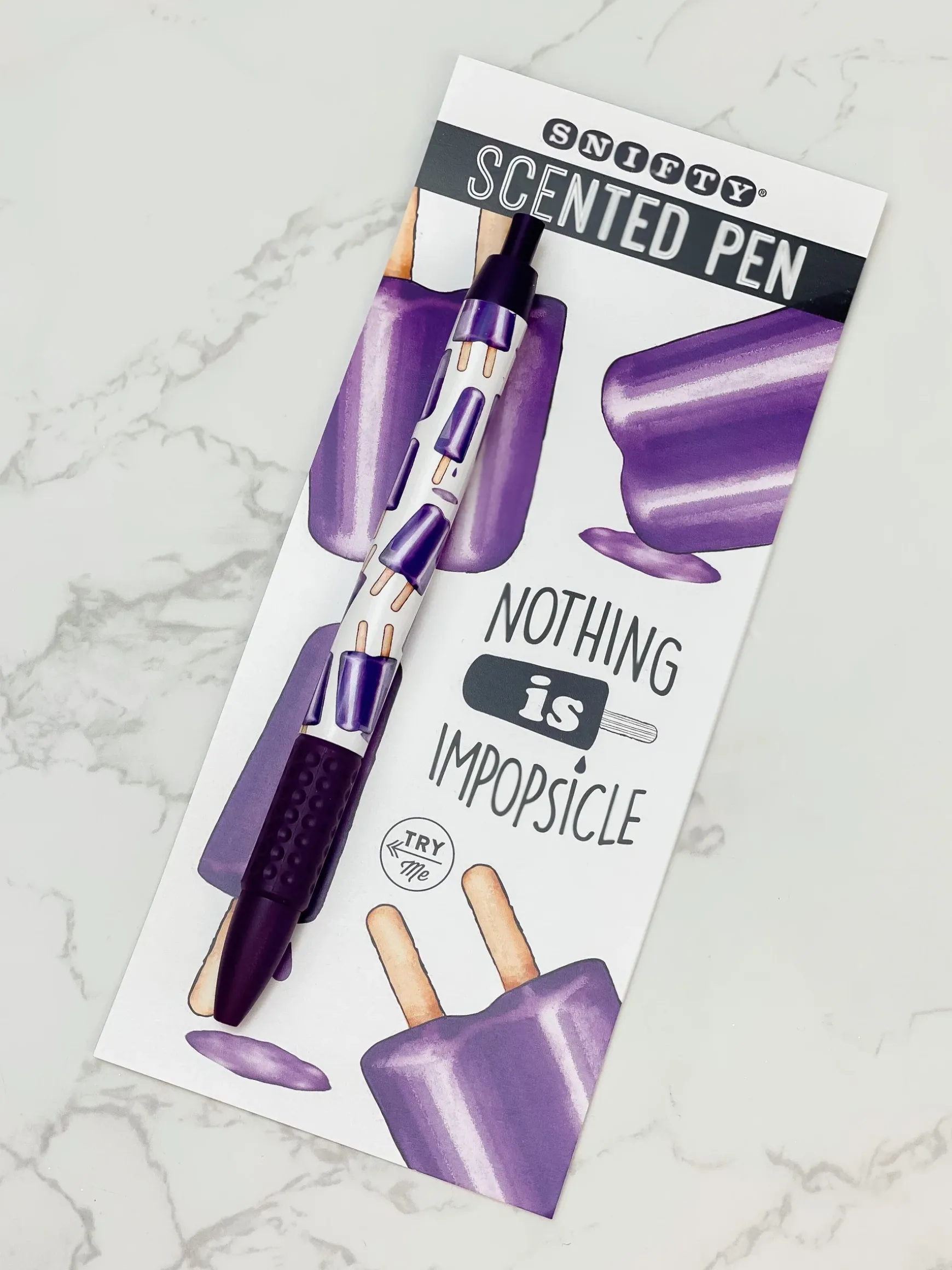 Grape Popsicle Scented Pen