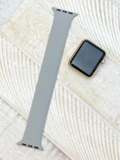 Gray Solo Loop Watch Band - XLarge