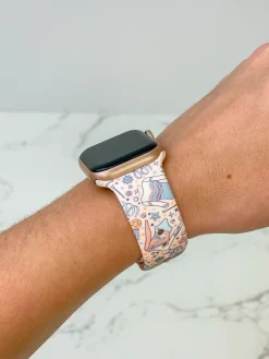 Gymnastics Printed Silicone Smart Watch Band