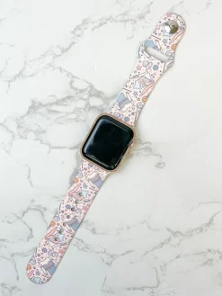 Gymnastics Printed Silicone Smart Watch Band