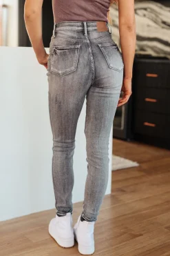 Hadley High Rise Control Top Release Hem Skinny by Judy Blue