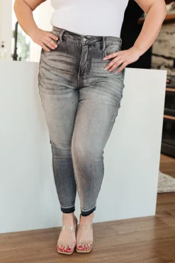 Hadley High Rise Control Top Release Hem Skinny by Judy Blue