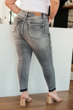 Hadley High Rise Control Top Release Hem Skinny by Judy Blue