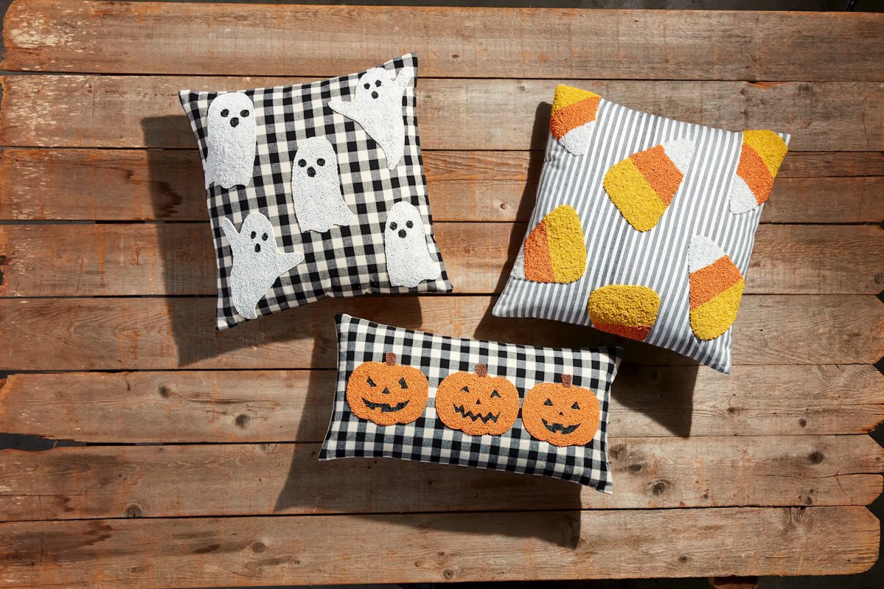 Halloween Beaded Pillows by Mud Pie