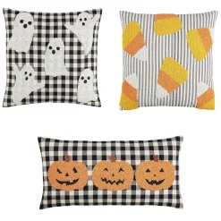 Halloween Beaded Pillows by Mud Pie