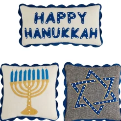 Hanukkah Mini Pillows by Mud Pie
