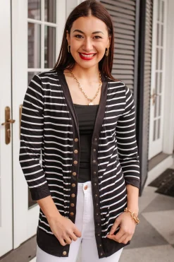 Have You Heard Cardigan in Black