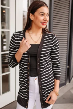 Have You Heard Cardigan in Black