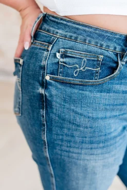 Hayes High Rise Wide Leg Crop Jeans by Judy Blue