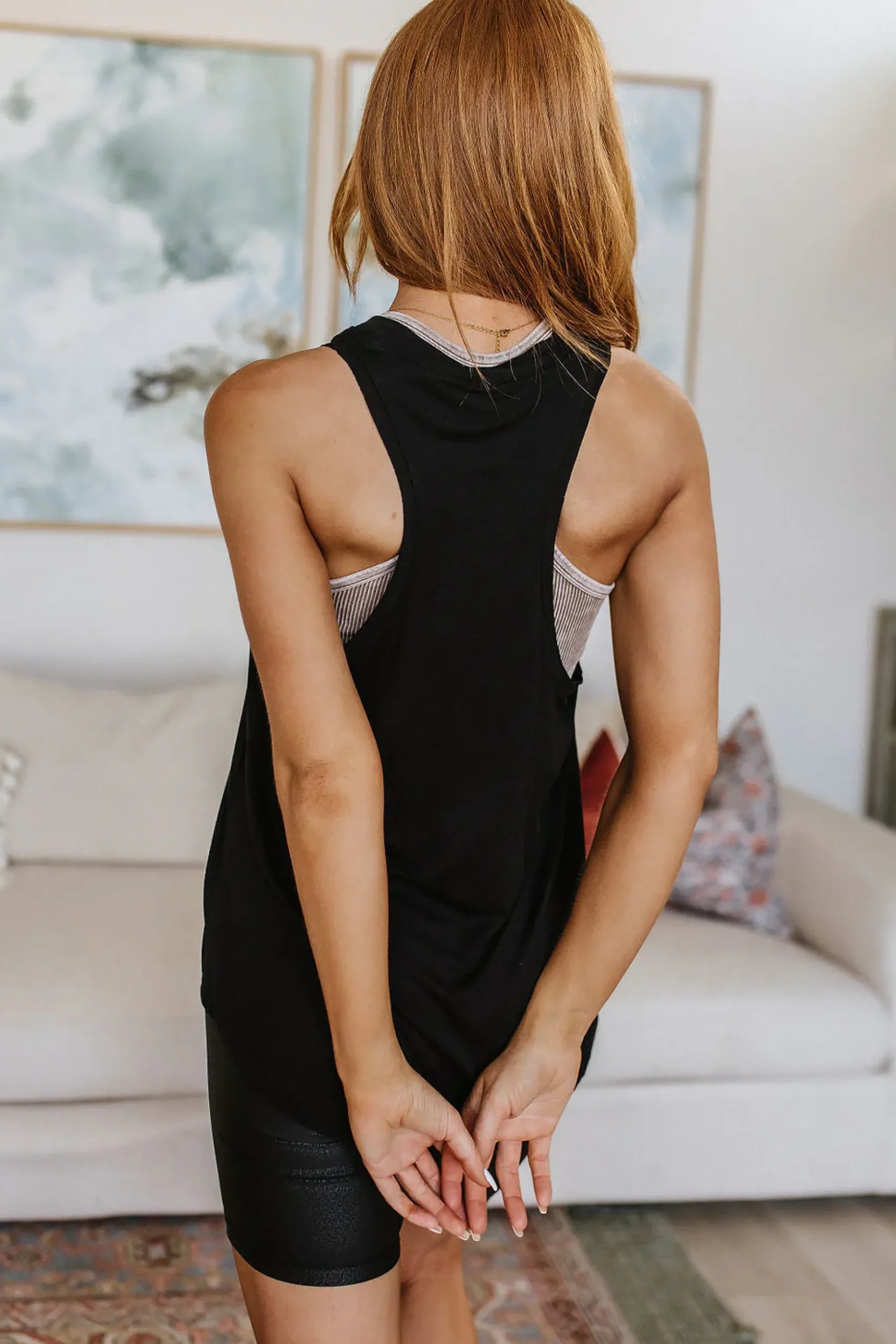 Here to Slay Tank in Black