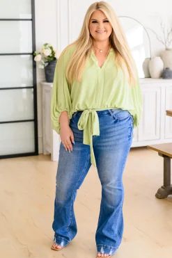 Hit Me Up Tie Detail Top