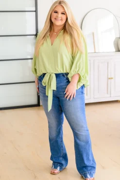 Hit Me Up Tie Detail Top