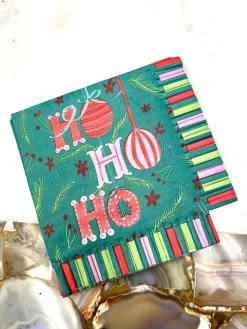 Ho Ho Ho Fringe Napkins