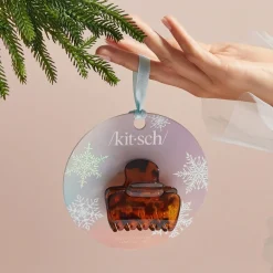 Holiday Recycled Plastic Claw Clip - Tortoise