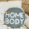 'Homebody' Tufted Round Pillow by Mud Pie