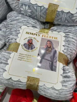 Hoodie Poncho Pullover Fluffies by Simply Southern