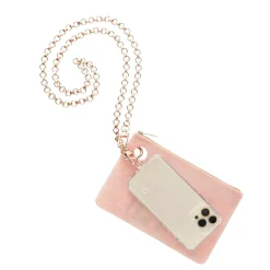 Hook Me Up Hands-Free Phone Crossbody Chain - Rose Gold