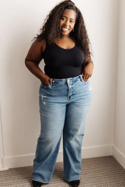 Hope High Rise Wide Leg Jeans