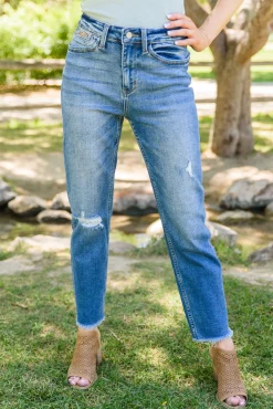 Howdy Embroidery Boyfriend Jeans by Judy Blue