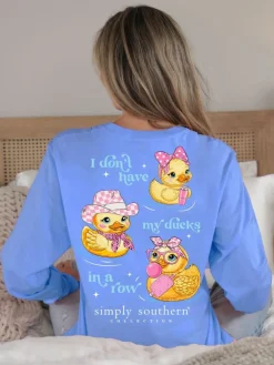 'I Don't Have My Ducks In A Row' Long Sleeve Tee by Simply Southern