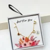 'I Heart You' Sentiment Chain Necklace - Gold
