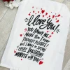 'I Love You' Kitchen Towel