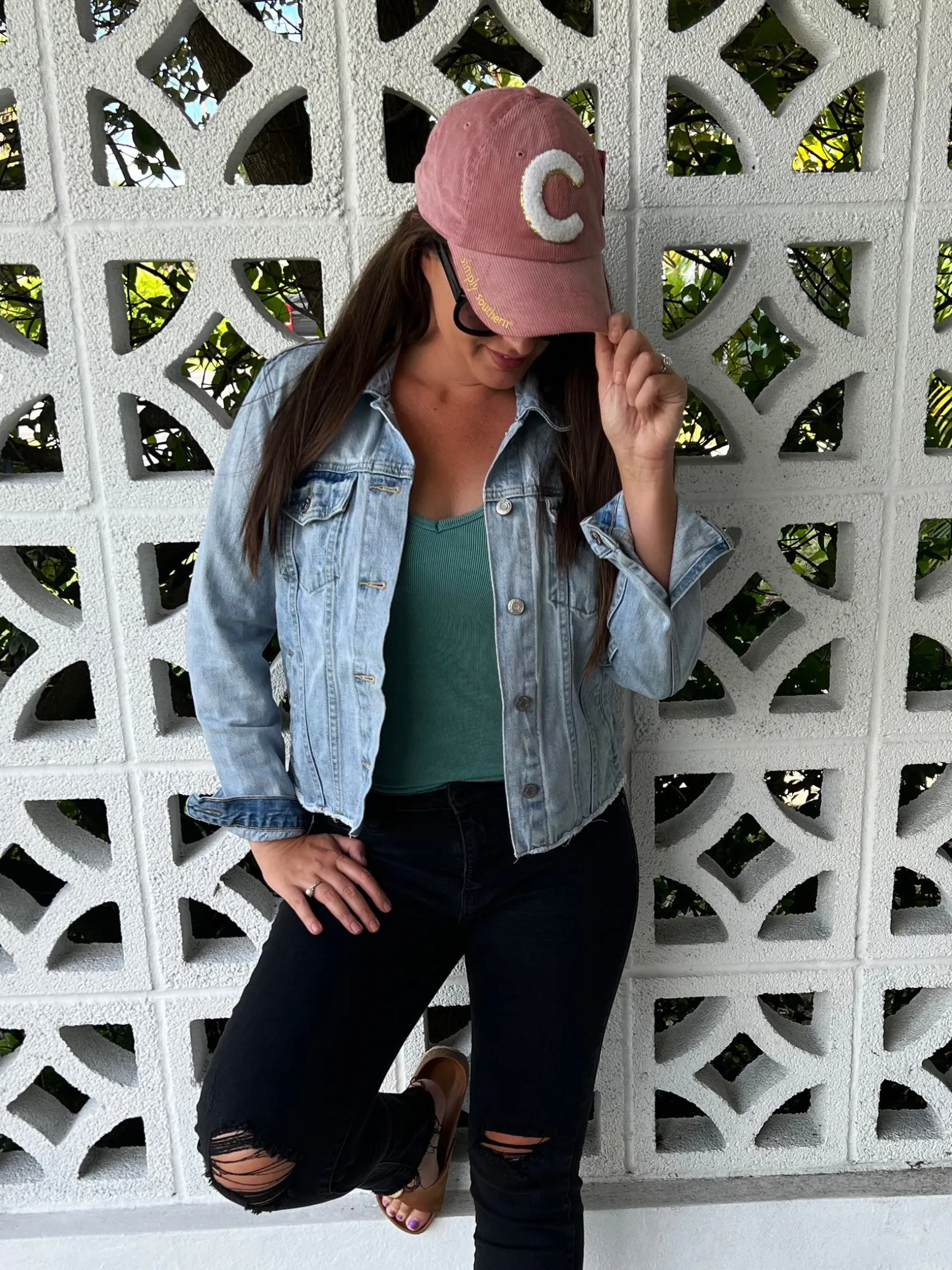 Initial Patch Hat by Simply Southern