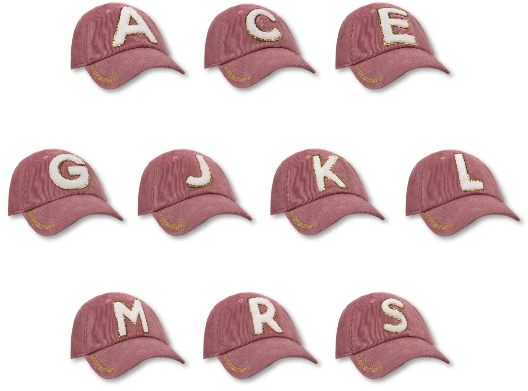 Initial Patch Hat by Simply Southern