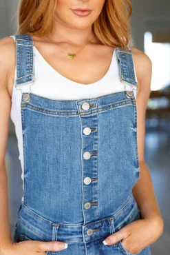 Izzy Control Top Retro Flare Overalls by Judy Blue