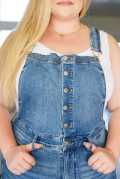 Izzy Control Top Retro Flare Overalls by Judy Blue