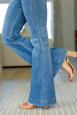 Izzy Control Top Retro Flare Overalls by Judy Blue