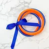 Jelly Bangle Set - Blue & Orange