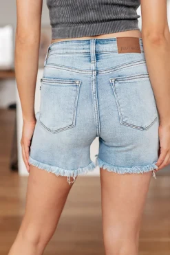 Jenny High Rise Cutoff Dad Shorts by Judy Blue