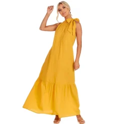 Julip Maxi Dress by Mud Pie - Mustard