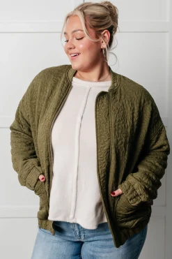 Jungle Explorer Quilted Zip Up Jacket