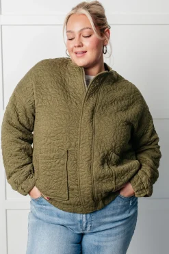 Jungle Explorer Quilted Zip Up Jacket