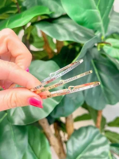 'Just Married' Cuff Bracelets