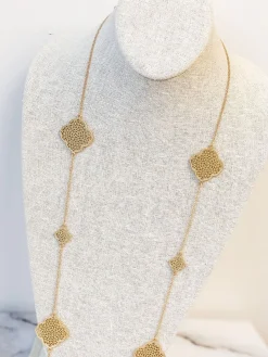 Karisa Filigree Station Necklace - Choice of Color