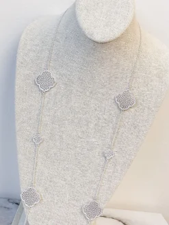 Karisa Filigree Station Necklace - Choice of Color