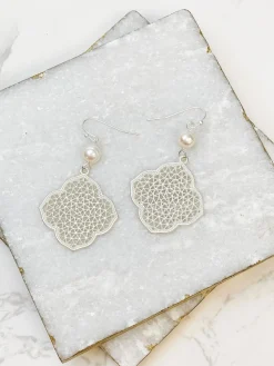 Karisa Freshwater Pearl Dangles - 2 Colors Available