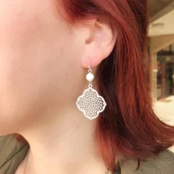 Karisa Freshwater Pearl Dangles - 2 Colors Available