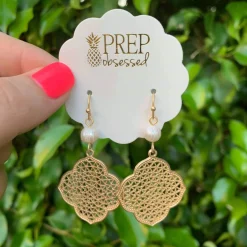 Karisa Freshwater Pearl Dangles - 2 Colors Available