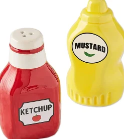 Ketchup & Mustard Salt & Pepper Shakers