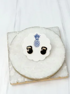 Kettlebell Signature Enamel Studs by Prep Obsessed