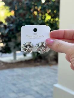 Knot of Fortune Earrings by Treasure Jewels