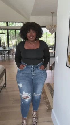 Kyla Destroyed Hi Waist Relaxed Fit by Judy Blue