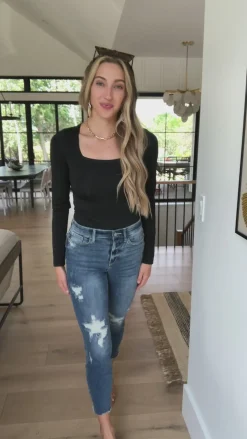 Kyla Destroyed Hi Waist Relaxed Fit by Judy Blue