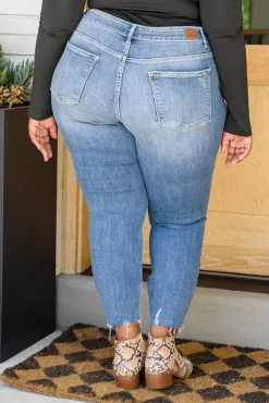 Kyla Destroyed Hi Waist Relaxed Fit by Judy Blue