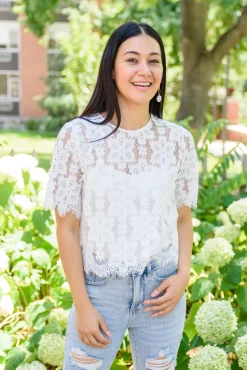 Lace of My Heart Top