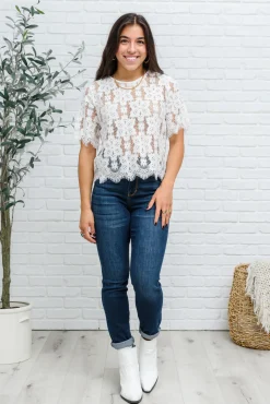 Lace of My Heart Top